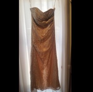 Rosegold evening gown